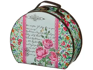 Шкатулка с ручкой из серии Почтовая открытка (22х18,5х10) (41-367)