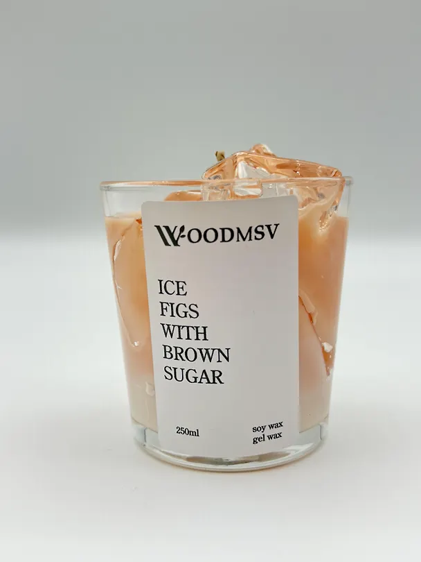 Свеча ароматическая Ice figs brown sugar (250мл) (250-ИКС) 3147929 — 1