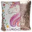 Подушка с пайетками Единорог (текстиль) (37х37) (12-00932-987-1) — 2648174 — 2