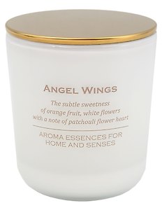 Ароматизированная свеча в стакане Ангельские крылья с крышкой (Angel Wings with lid ) (150г)