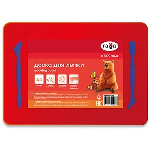 Доска для моделирования А4 пластик, набор стеков, Гамма