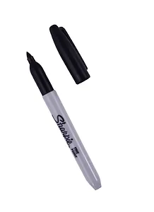 Маркер перманентный Paper Mate, Sharpie Fine, черный 1 мм