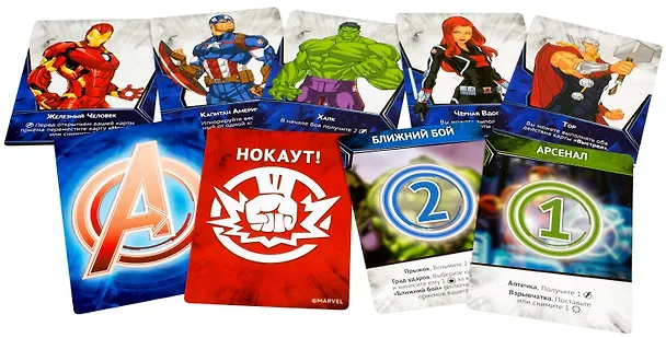 Настольная игра Мстители: Битва супергероев, Hobby World 2748182 — 4