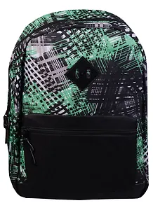 Рюкзак школьный "Тропики на черном", 40*30*14 см