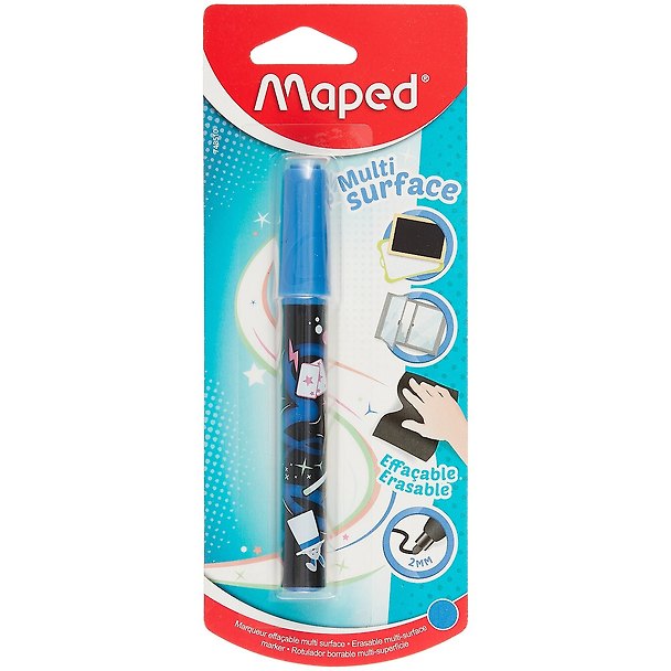 Маркер для любой поверхности голубой, Maped 253721 — 1