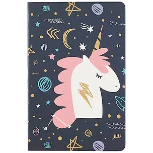 Тетрадь в клетку Kairui, Unicorn in space, 32 листа, в ассортименте 253909