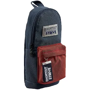 Пенал-рюкзачок на молнии Strive (22х11х6) (ткань) (ПВХ бокс)