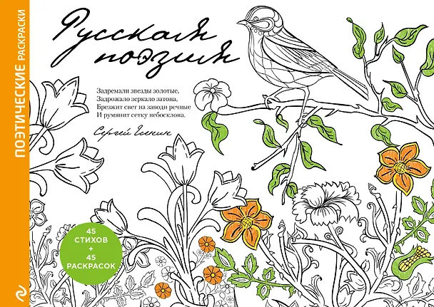 Книга Русская поэзия. Поэтические раскраски () — 1