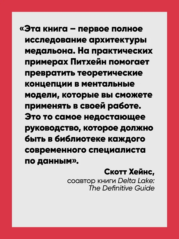 Книга Архитектура медальона. Проектирование с помощью Delta Lake и Spark (Питхейн Стренгхольт) — 4