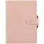 Ежедневник недат. А5 96л "Clear" розовый, иск.кожа, мягк.переплет, на резинке, ляссе — 260369 — 1