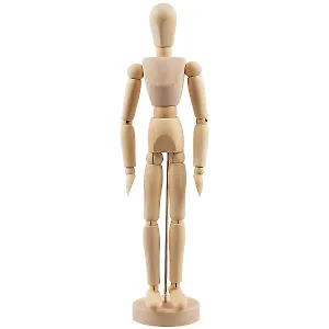 Манекен человека 30см мужской, дерево, Гамма