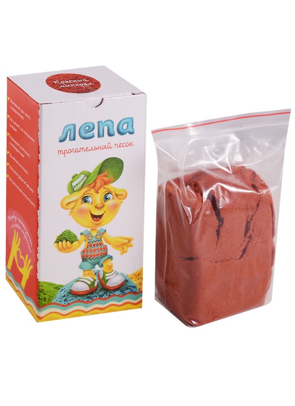 Минеральный песок Лепа, красный, 1 кг 2605753 — 1