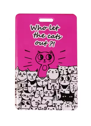 Чехол для карточек Who let the Cats out ДК2017-095 — 2582587 — 1