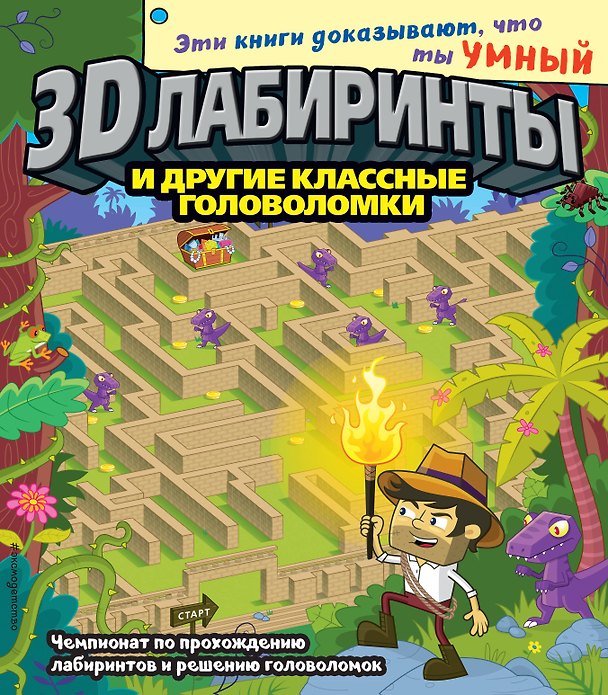 Книга 3D-лабиринты и другие классные головоломки () — 1