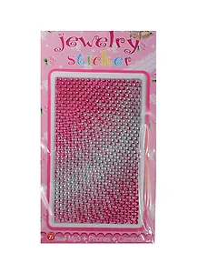Набор д/творчества Стразы литые для телефона на картонке Jewelry sticker (1461-1/28) (бело-розовые пузыри)