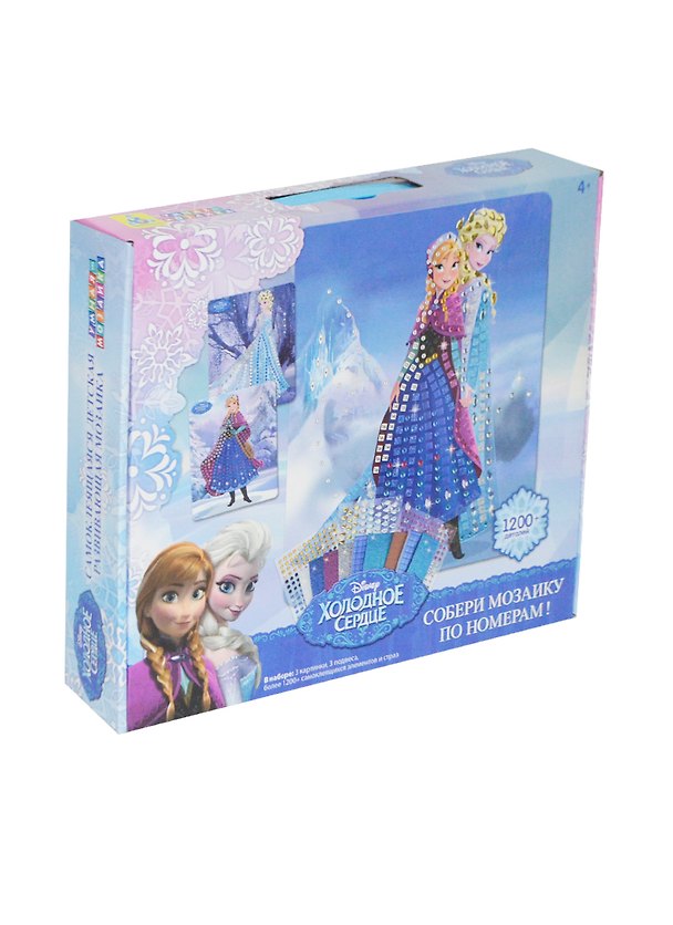 Оригами Orb.Disney/Дисней Frozen™ Мозаика-набор 3в1 Анна и Эльза" 1200+ эл. арт.00504" 2441827 — 1