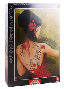 Пазл Educa 500 деталей Девушка с веером