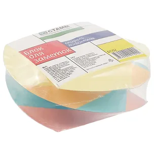 Блок для записей «Стамм», пастель, 8 х 8 х 4 см 238714