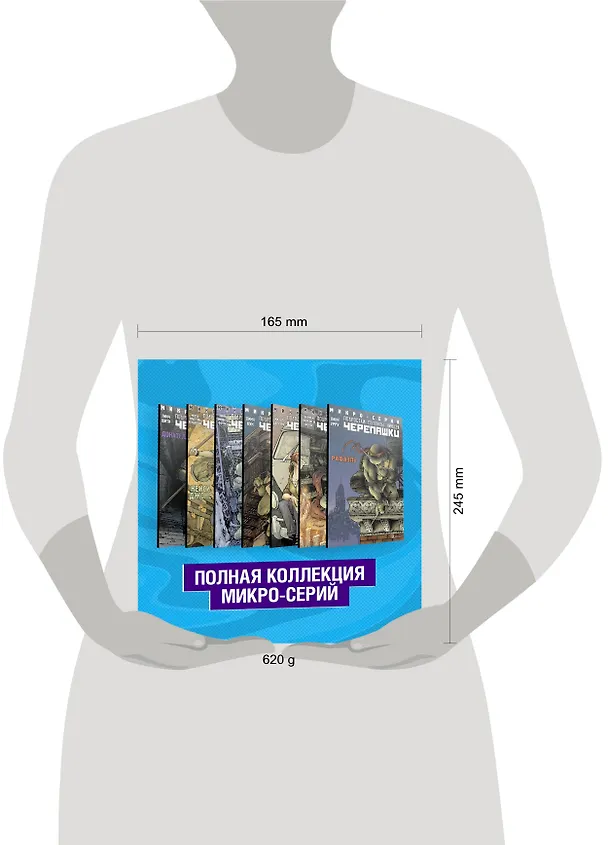 Подростки Мутанты Ниндзя Черепашки. Полная коллекция микро-серий 2839583 — 3