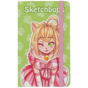 СКЕТЧБУК АНИМЕ. ДЕВОЧКА-КОШКА