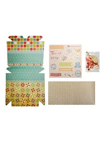 Коробочка для хранения фотографий Люблю путешествовать (1266997) (11х11см) (набор д/скрапбукинга) (Арт Узор) (упаковка)