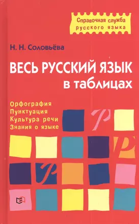 Весь русский язык в таблицах — 2404740 — 1