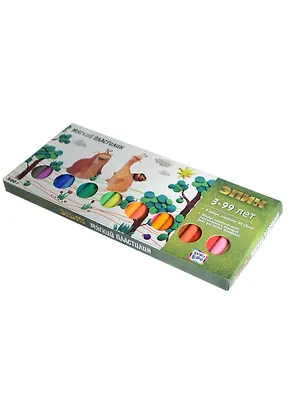 Пластилин мягкий для детской лепки Эпик (49678) (500г.) (24цв.) (3-99л.) (коробка) 2415318