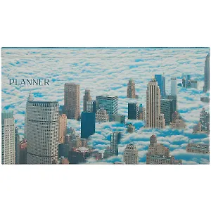 Планинг недат. 64л "Небоскребы" карманный, 7БЦ, мат.лам, выб.лак, офсет