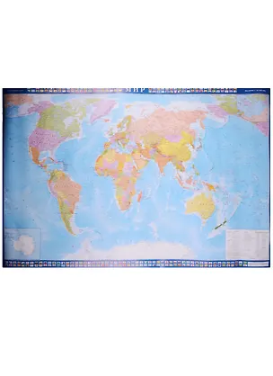 Книга Карта Мир Политическая карта (КН26) (1:34млн) (картон) (лист) (100х70см) ()