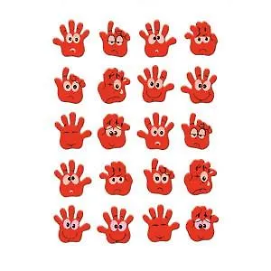 HERMA Наклейки MAGIC Ладошка неоновая 6454