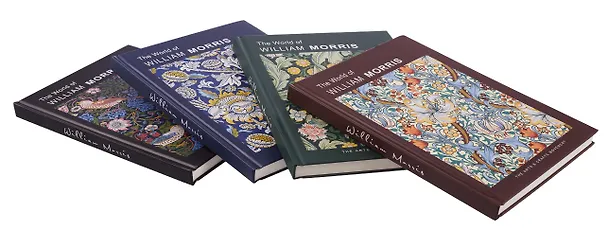 Книга для записей "У.Моррис" 250*190, 120 листов в линейку, твердая обложка, в ассортименте 3134491 — 2