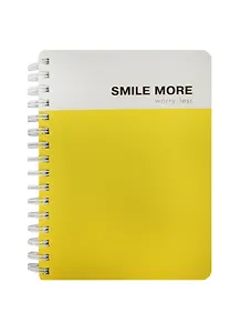 Блокнот А6 96л кл. "Smile more" спираль, ламинация, IN FOLIO