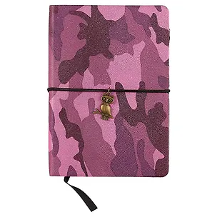 Записная книжка Escalada «Камуфляж. Малиновый металлик», 96 листов, А6 248386