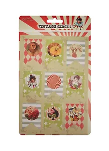 Тканевые стикеры Старый цирк (SCB530106) (14х20см) (упаковка)