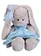 Мягкая игрушка Зайка Ми в голубом платье со звездой (18 см) (SidS-207) — 2632913 — 1