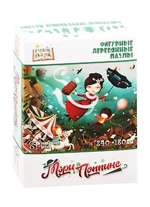 Пазл фигурный деревянный Страна сказок. Мэри Поппинс 81 элемент