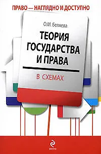 Книга Теория государства и права в схемах: учебное пособие (Ольга Беляева)