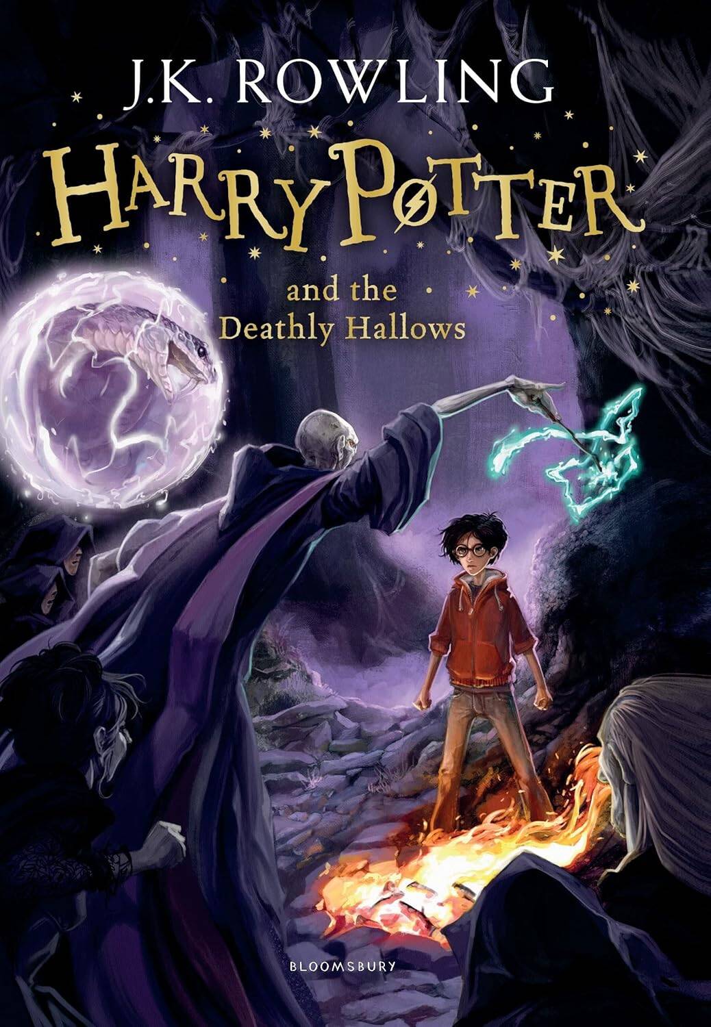 Обложка книги «Harry Potter and the Deathly Hallows (J.K. Rowling) Гарри Поттер и Дары смерти (Дж К Роулинг)/ Книги на английском языке»