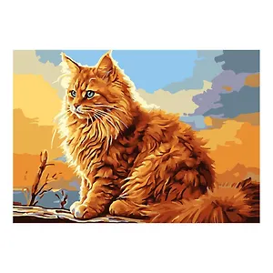 Набор для творчества LORI. Картина по номерам на картоне "Рыжик"