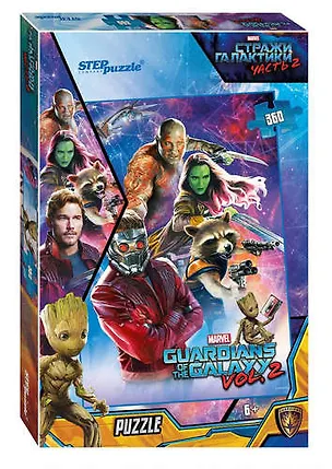 Пазл Стражи галактики - 2 (Marvel) Step puzzle maxi 360эл 96060 336810