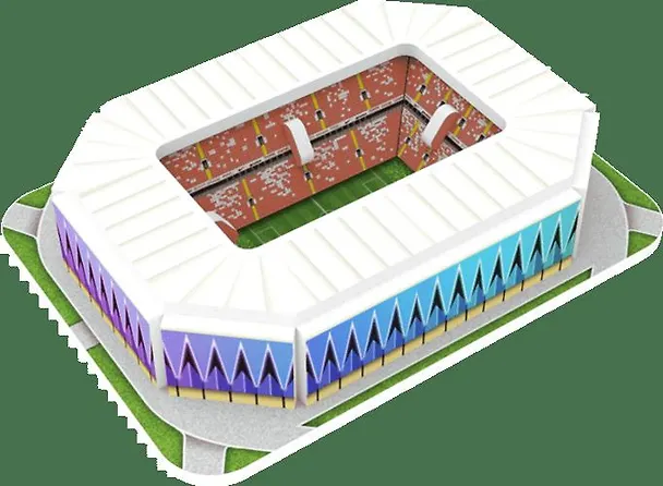 Сборная модель, 3D пазл, стадион  Ростов Арена,10 дет., 7,4*5,4*1,8см 343247 — 1