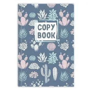 Тетрадь А5, 96л. клетка, Феникс+ КАКТУСЫ 7БЦ под глянц. пл, клетка, офсет, сшивка  48070