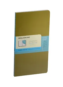 Записная книжка А6+ 56л в точку "Chapter" Slim зеленая, Moleskine