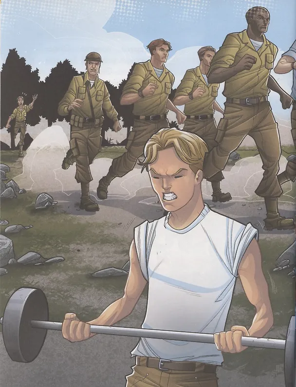 Книга Капитан Америка № ИСН 2104 История с наклейками () — 5