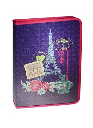 Папка для труда А4 "Французские мотивы" картон, Silwerhof 240582