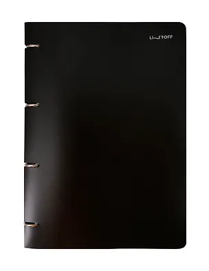 Тетрадь на кольцах «Onyx» 80 листов в клетку, А4, сменный блок - Listoff 3117064