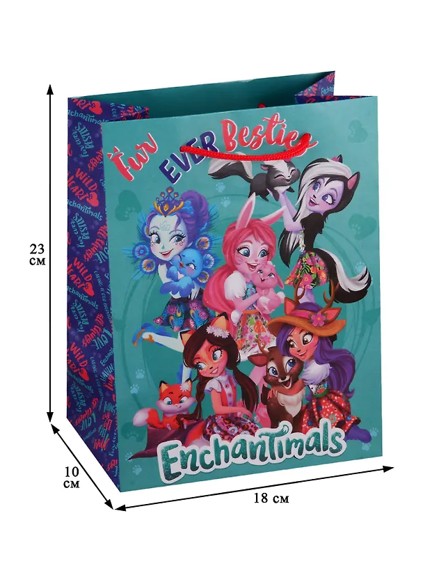Подарочный пакет «Enchantimals», А5 250858 — 2