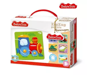 Пазл MAXI BABY TOYS ЗИГЗАГ Транспорт 18эл. — 353546 — 1