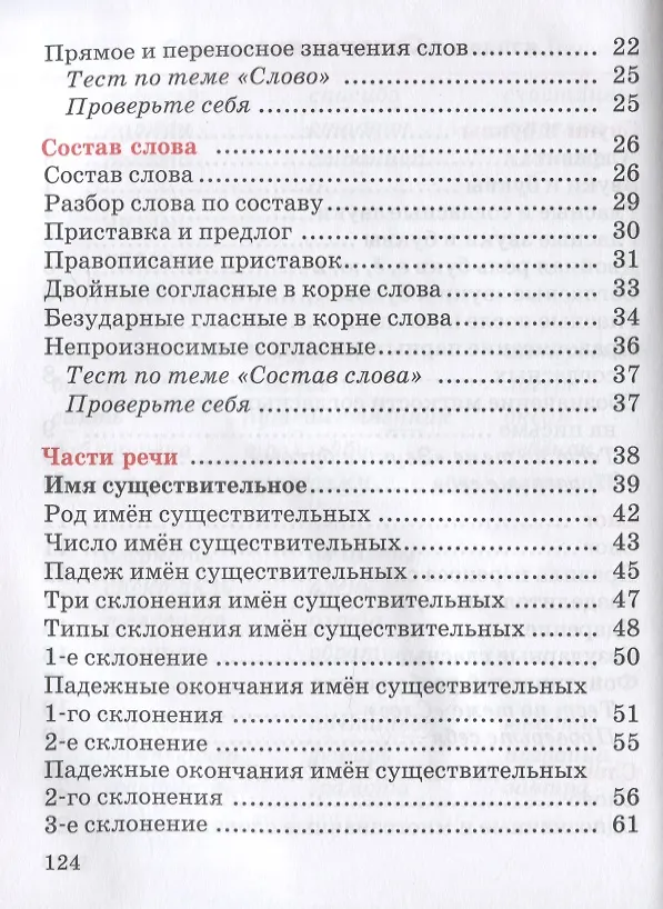 Книга Русский язык в таблицах и схемах с мини-тестами: курс начальной школы (Елена Глазкова) — 3