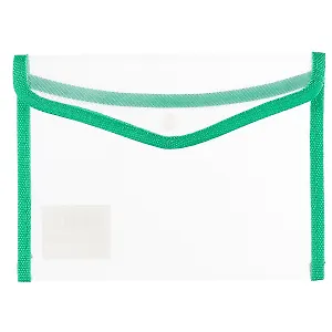 Папка-конверт прозрачная с окантовкой, А5